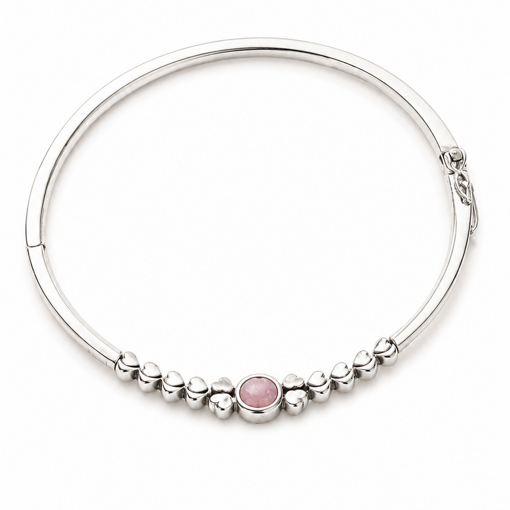 Blush Bloom Charm Bracelet