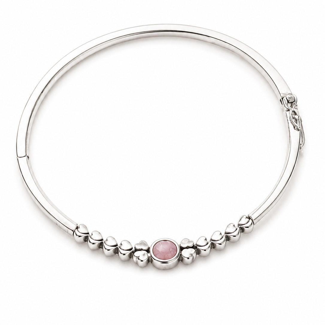 Blush Bloom Charm Bracelet