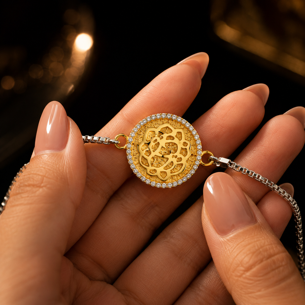 Mandala Coin Bracelet