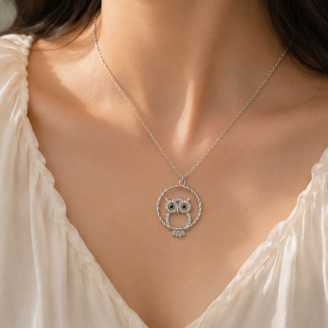 Owl Charm Necklace