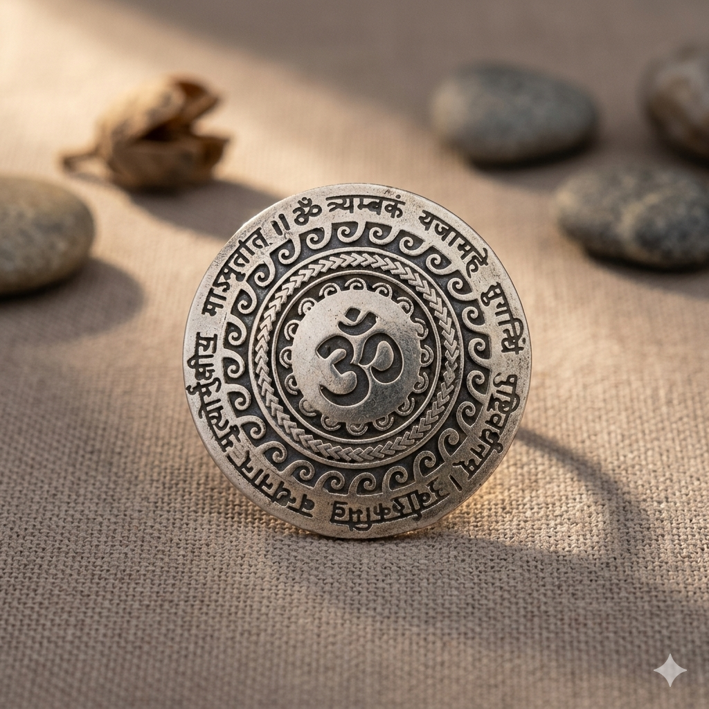 Divine Om Statement Ring