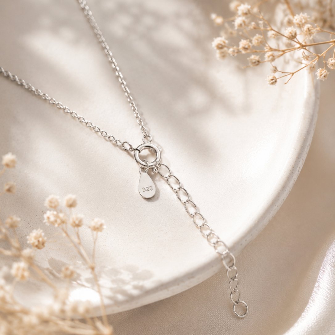 Pearl Bow Pendant Necklace