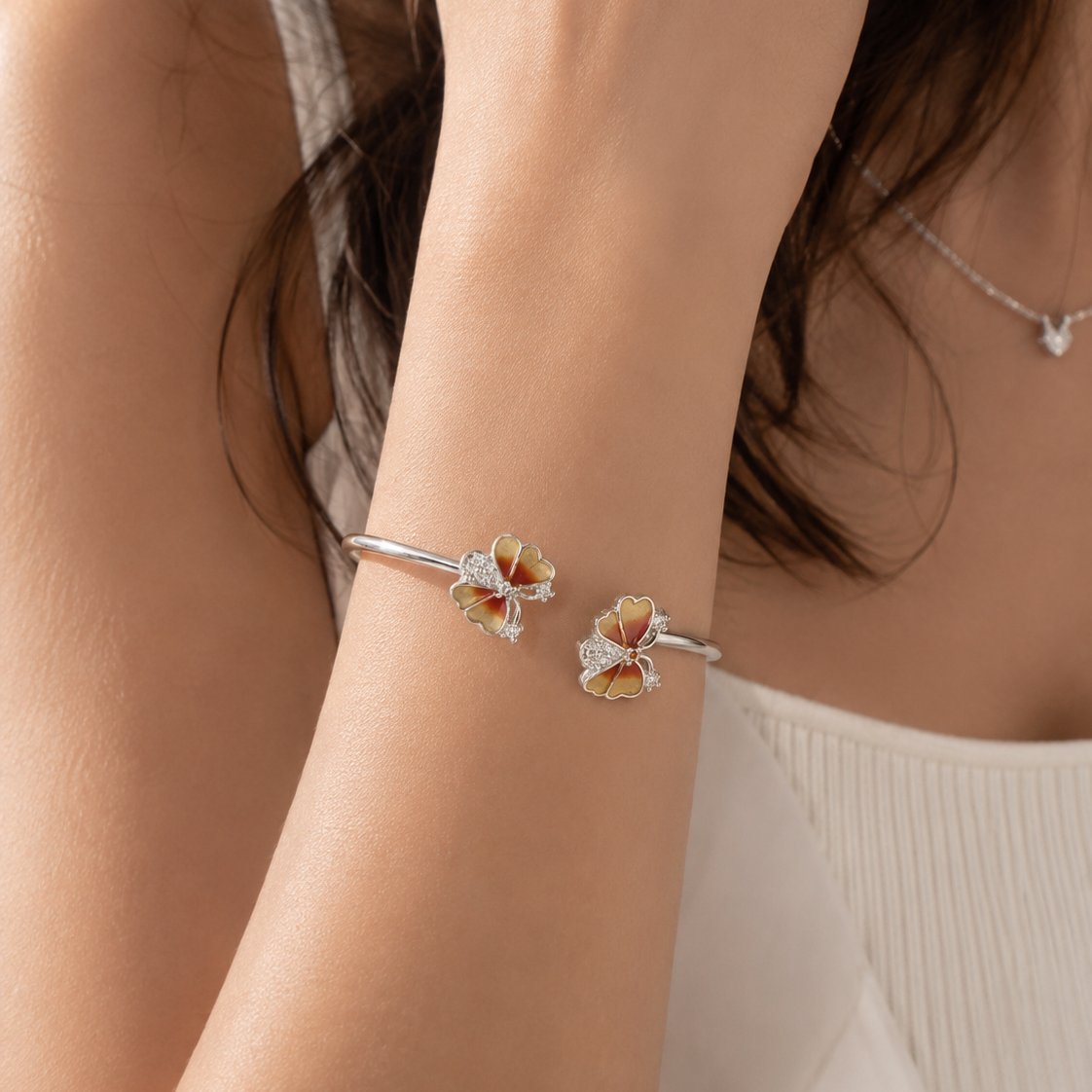 Butterfly Bloom Adjustable Bracelet