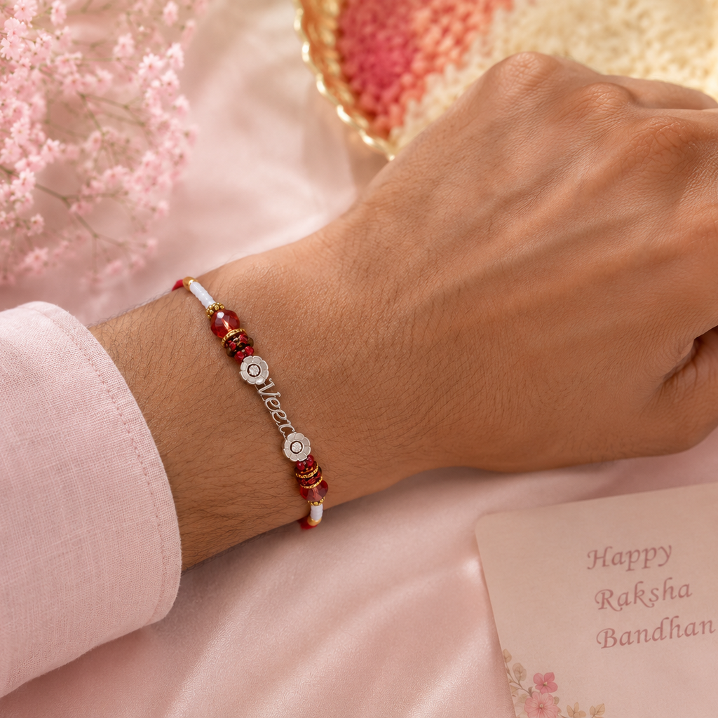 Veera Silver Rakhi