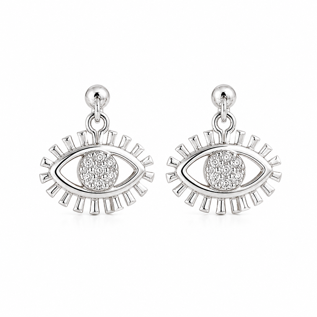 Evil Eye Sparkle Studs