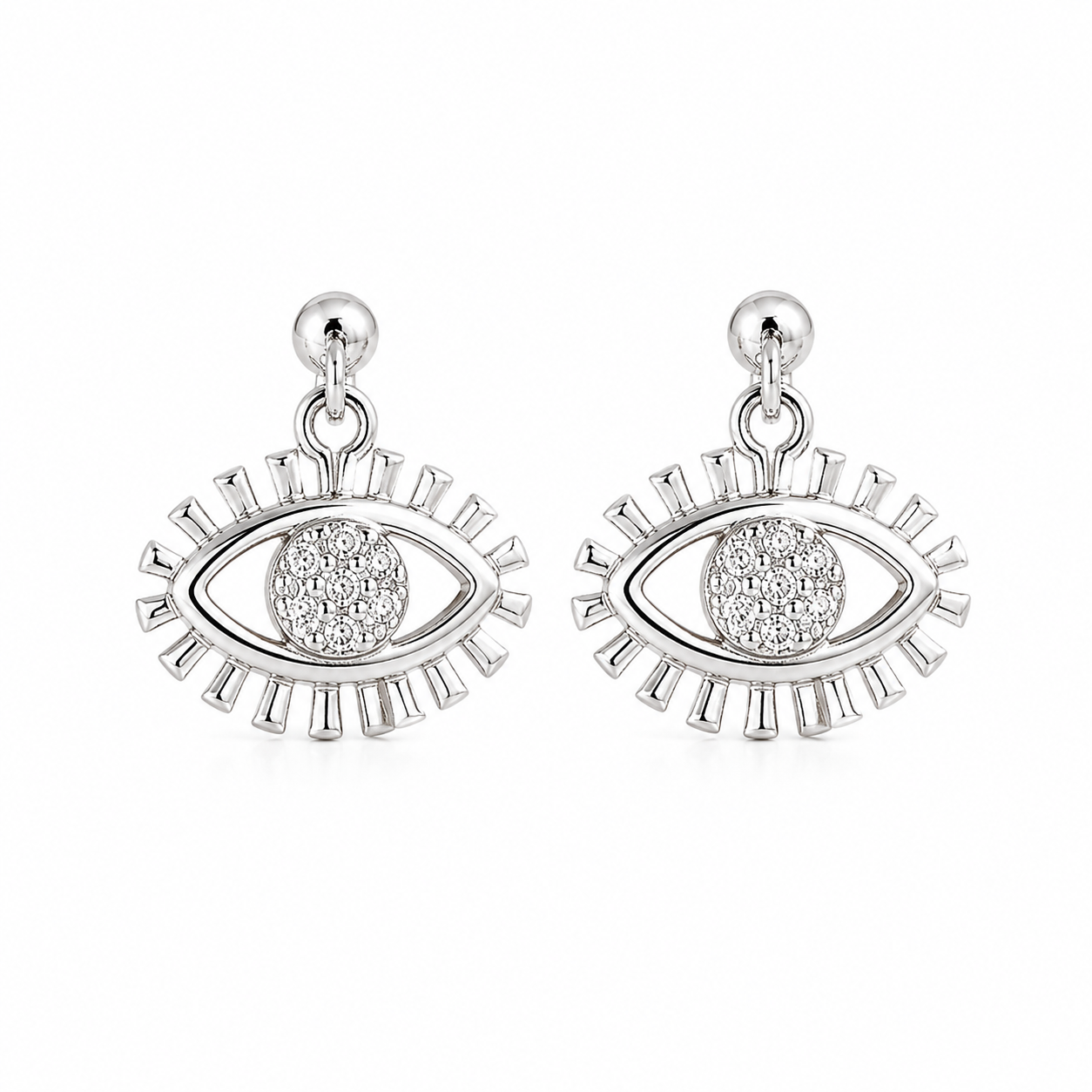 Evil Eye Sparkle Studs