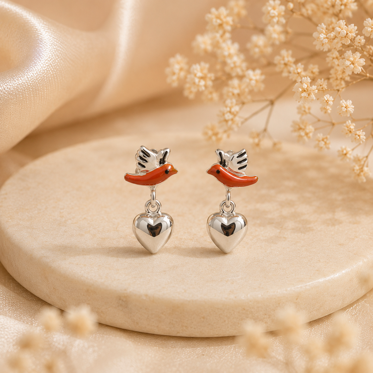 Little Bird Silver Stud