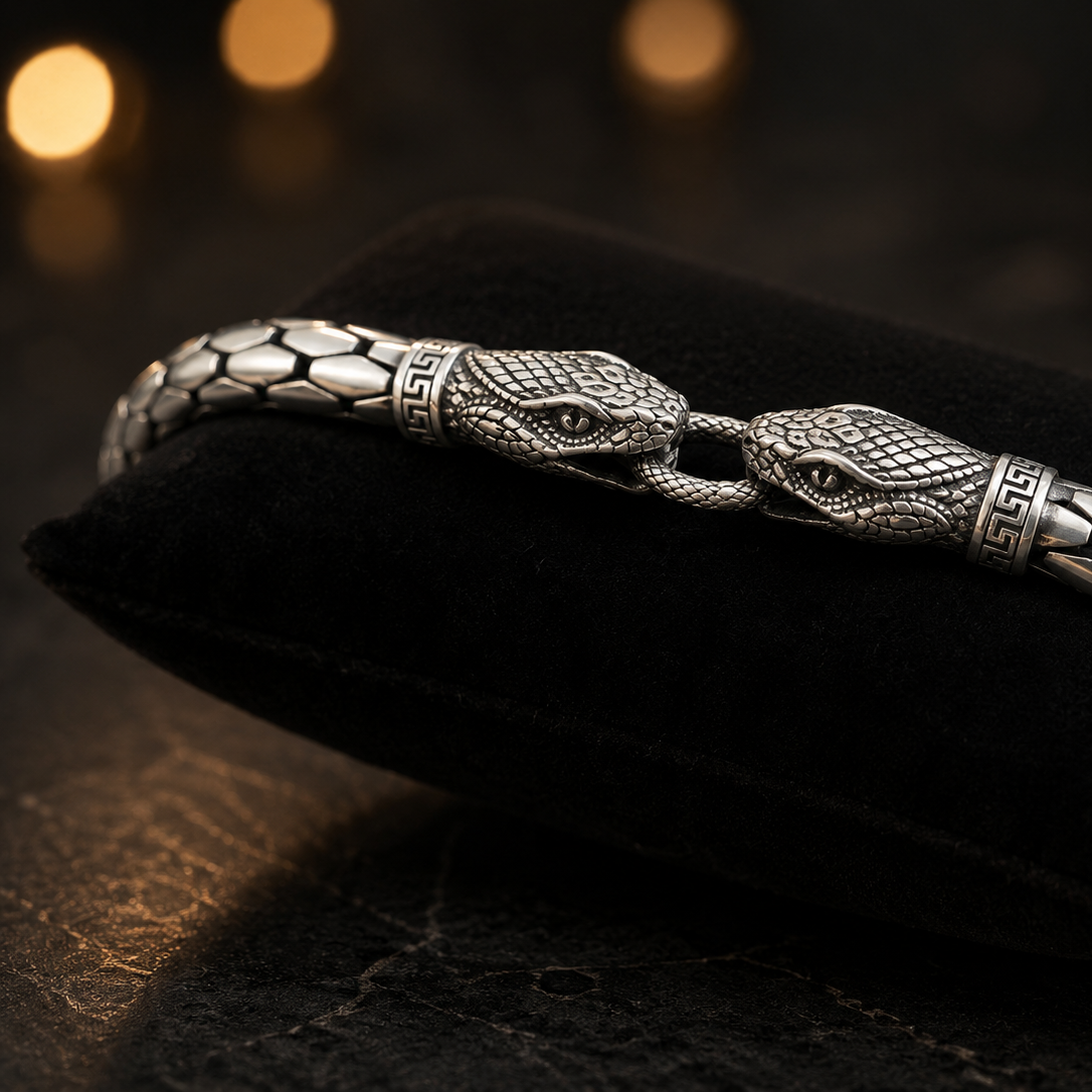 Twin Serpent Bracelet