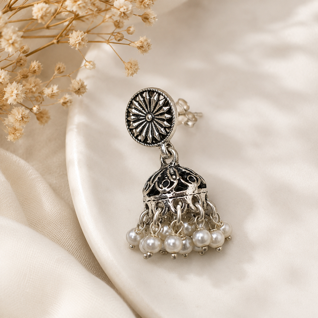 Sitara Oxidised Jhumki