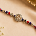 Octagon Swastik Rakhi