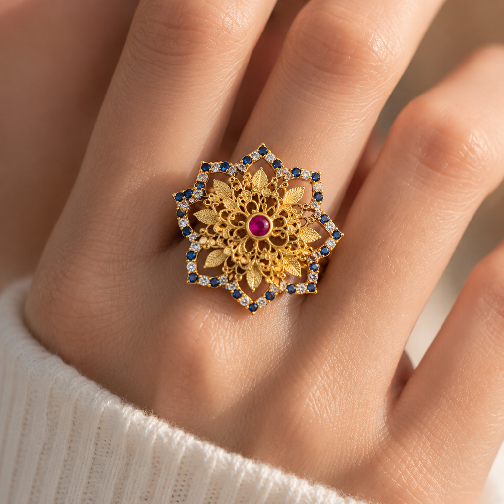 Rajnigandha Bloom Ring